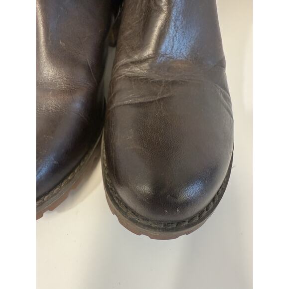 Timberland Knee High Boots Womens 7W Bethel Heights Tall Side Zip Riding Brown - Picture 7 of 10